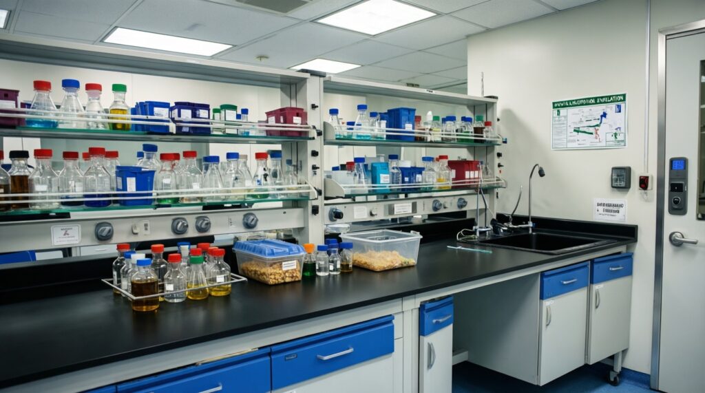 Техника безопасности в химии: правила, которые спасают от ожогов и отравлений - иллюстрация