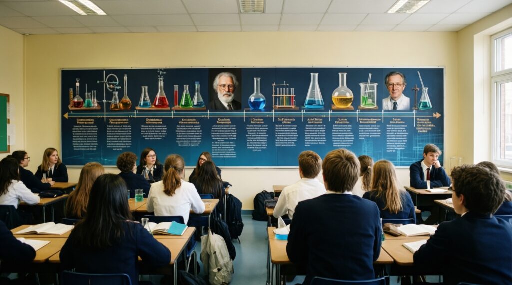 Великие химики, изменившие мир: открытия Менделеева, Кюри, Лавуазье и других - иллюстрация