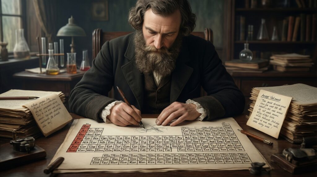 Великие химики: Менделеев и история создания периодической системы - иллюстрация