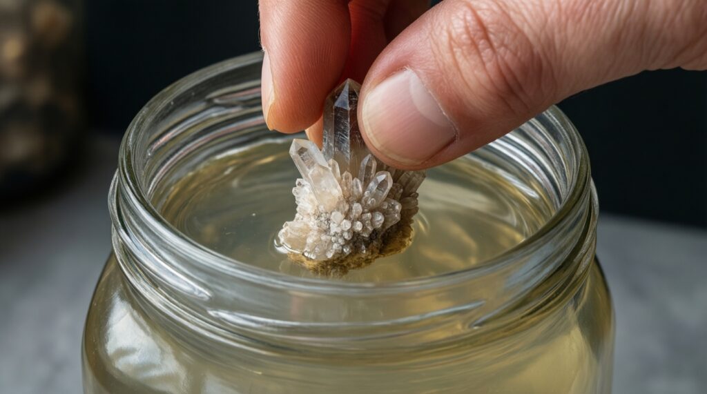 Кристаллы своими руками: выращиваем соль, сахар и медный купорос (с правилами безопасности) - иллюстрация